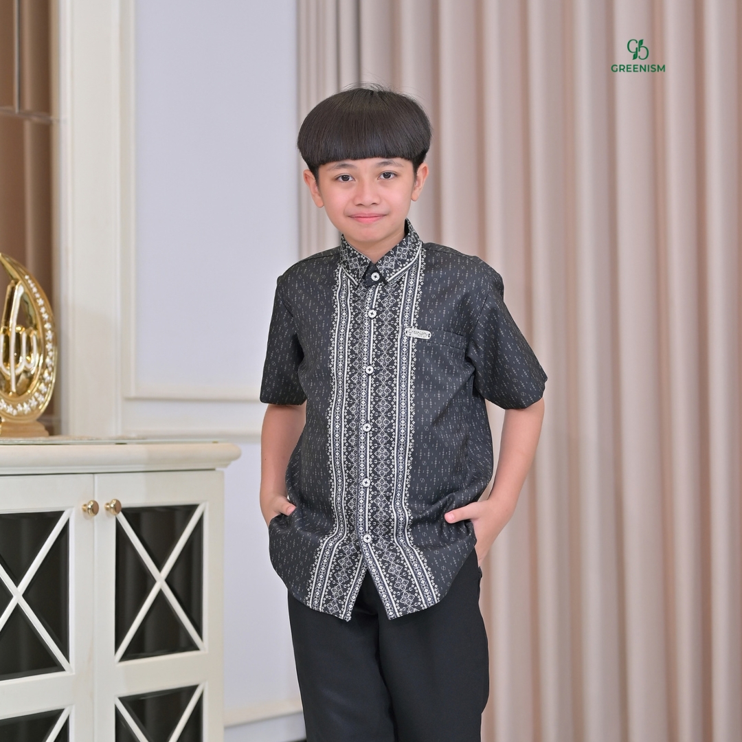 Greenism | Ready Stock | Senada Selaras Koko Anak Lengan Pendek | All Color | Sarimbit Terbaru Lebaran 2027