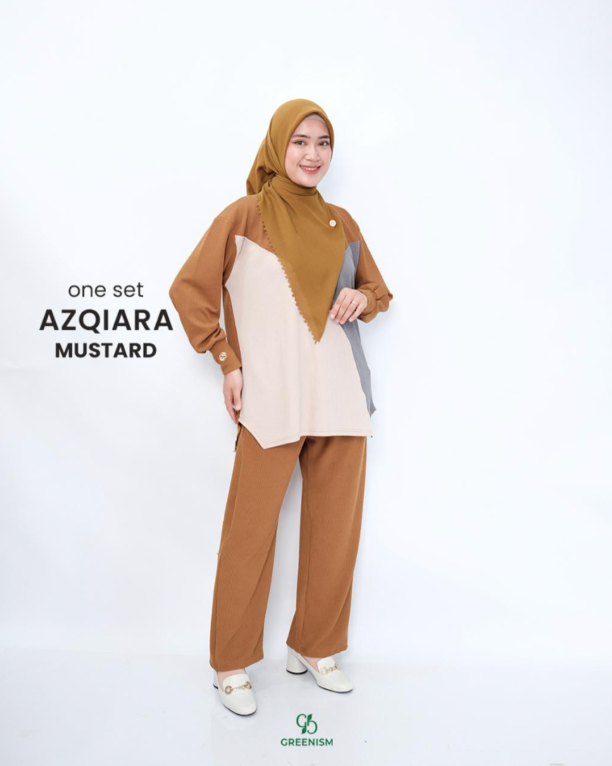 GREENISM - Azqiara Oneset | Baju Atasan Wanita Terbaru 2026