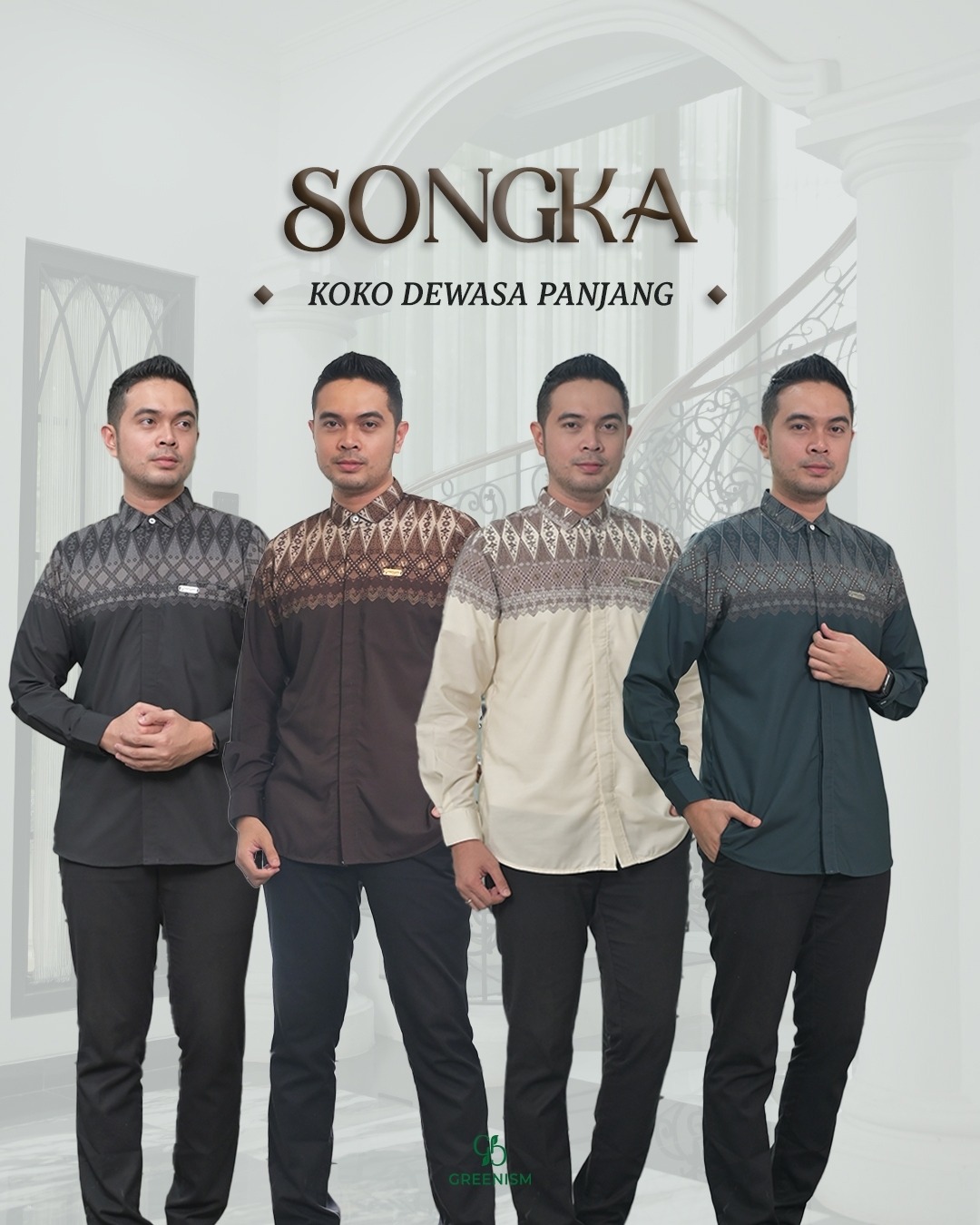 GREENISM - SONGKA KOKO DEWASA PANJANG I READY STOCK