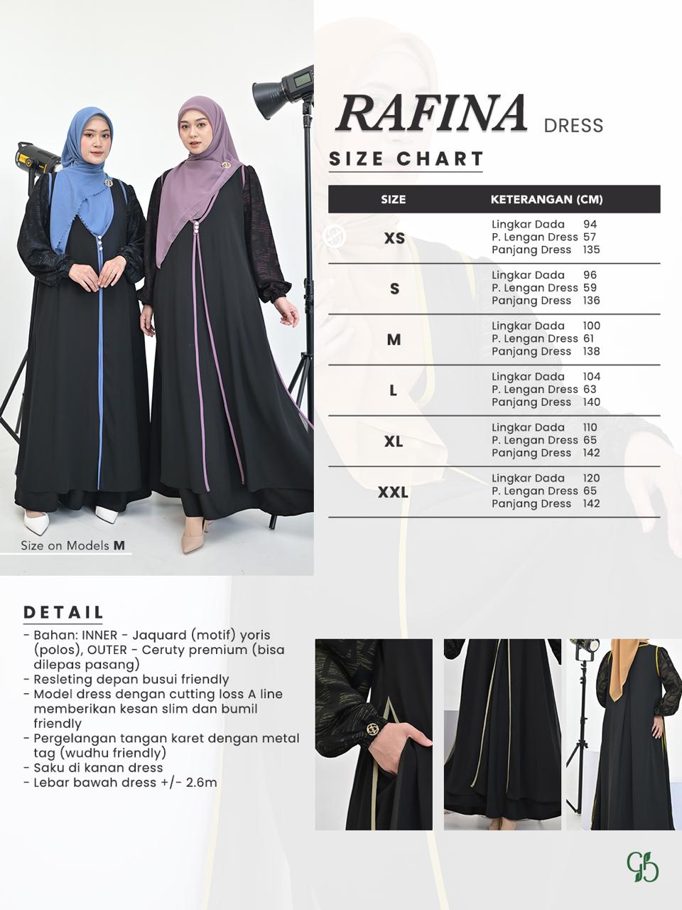 RAFINA DRESS | READY STOCK