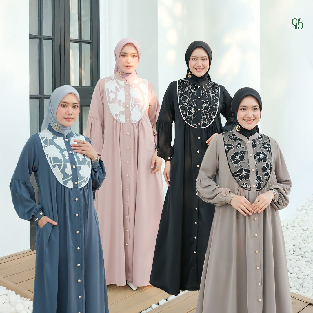 GREENISM I JANAIRA DRESS I GAMIS SIMPEL DAN MODERN