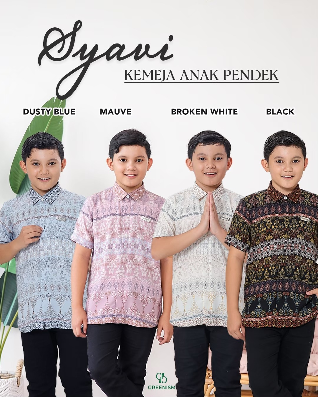 GREENISM - SYAVI KOKO ANAK PENDEK I READY STOCK