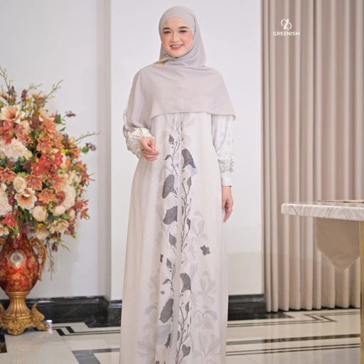Greenism | Ready Stock | Senada Selaras Dress Gamis Wanita Dewasa | All Color | Sarimbit Terbaru Lebaran 2027
