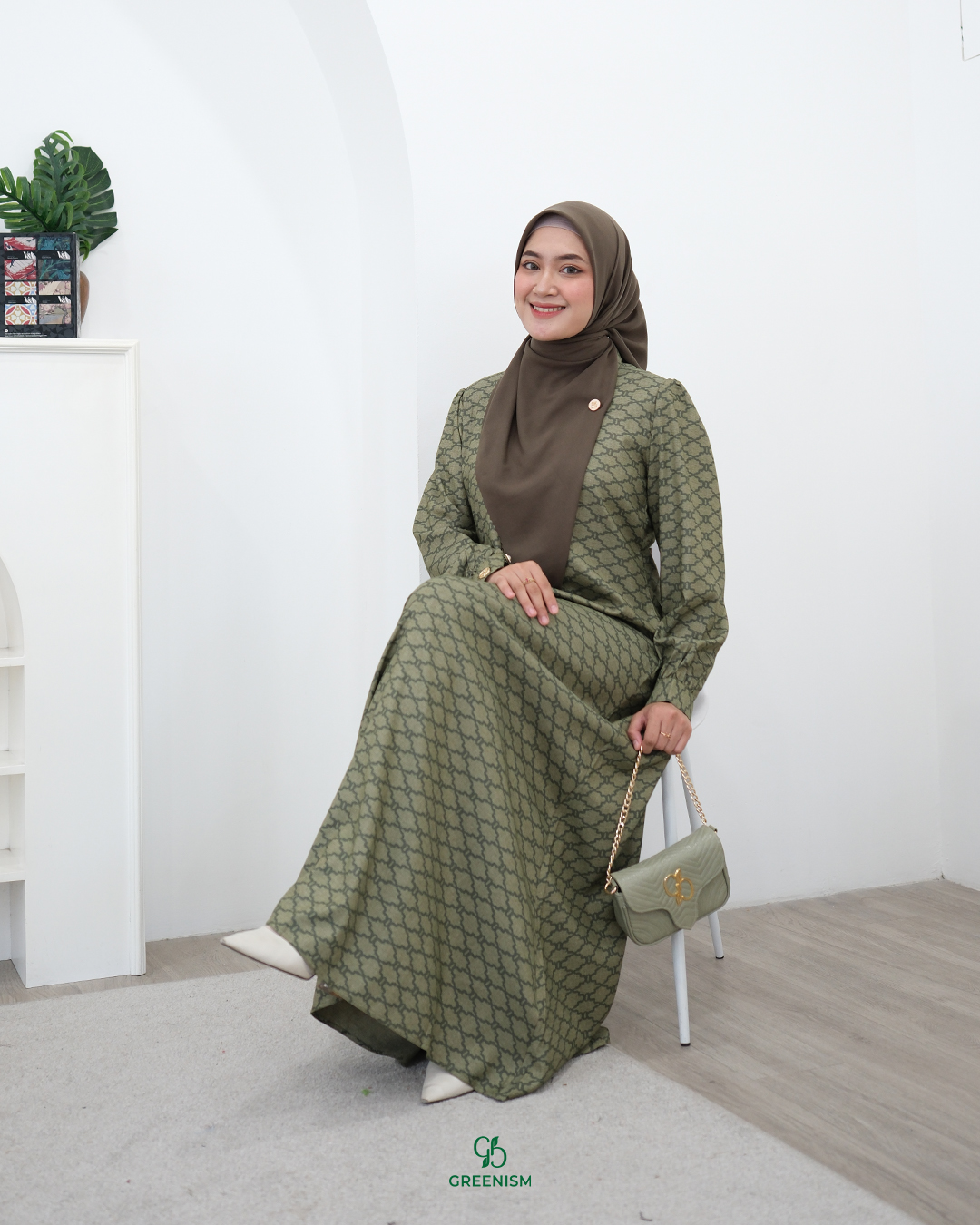 GREENISM - Ataya Katun Madinah | Busui friendly Gamis Daily