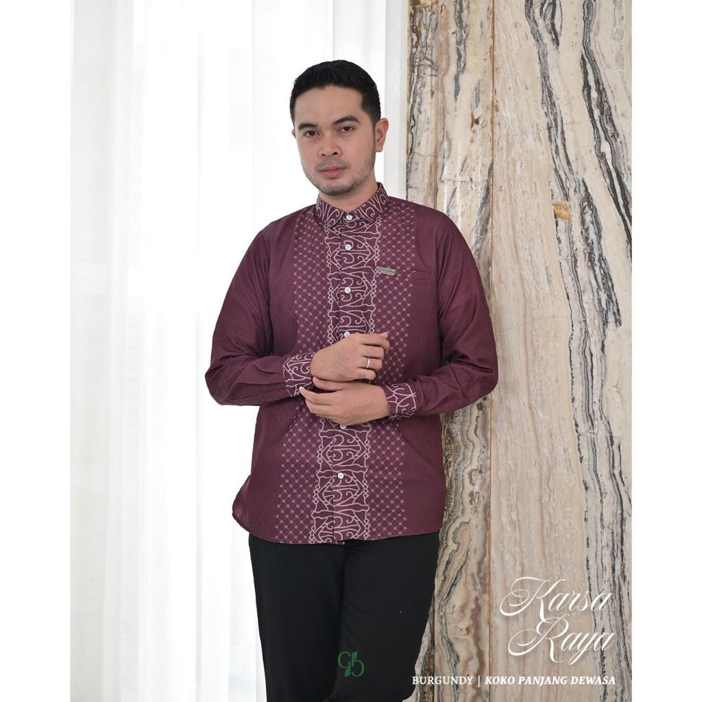 GREENISM - Karsa Raya Koko Dewasa Lengan Panjang | All Color | Ready Stock | Lebaran 2026 Model Koko Terbaru | Baju Atasan