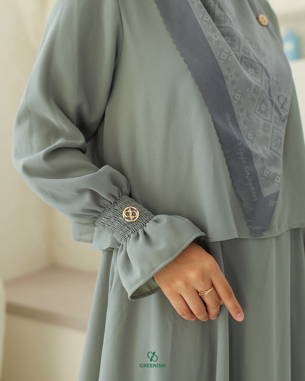 GREENISM - SYIFANA DRESS I READY STOCK