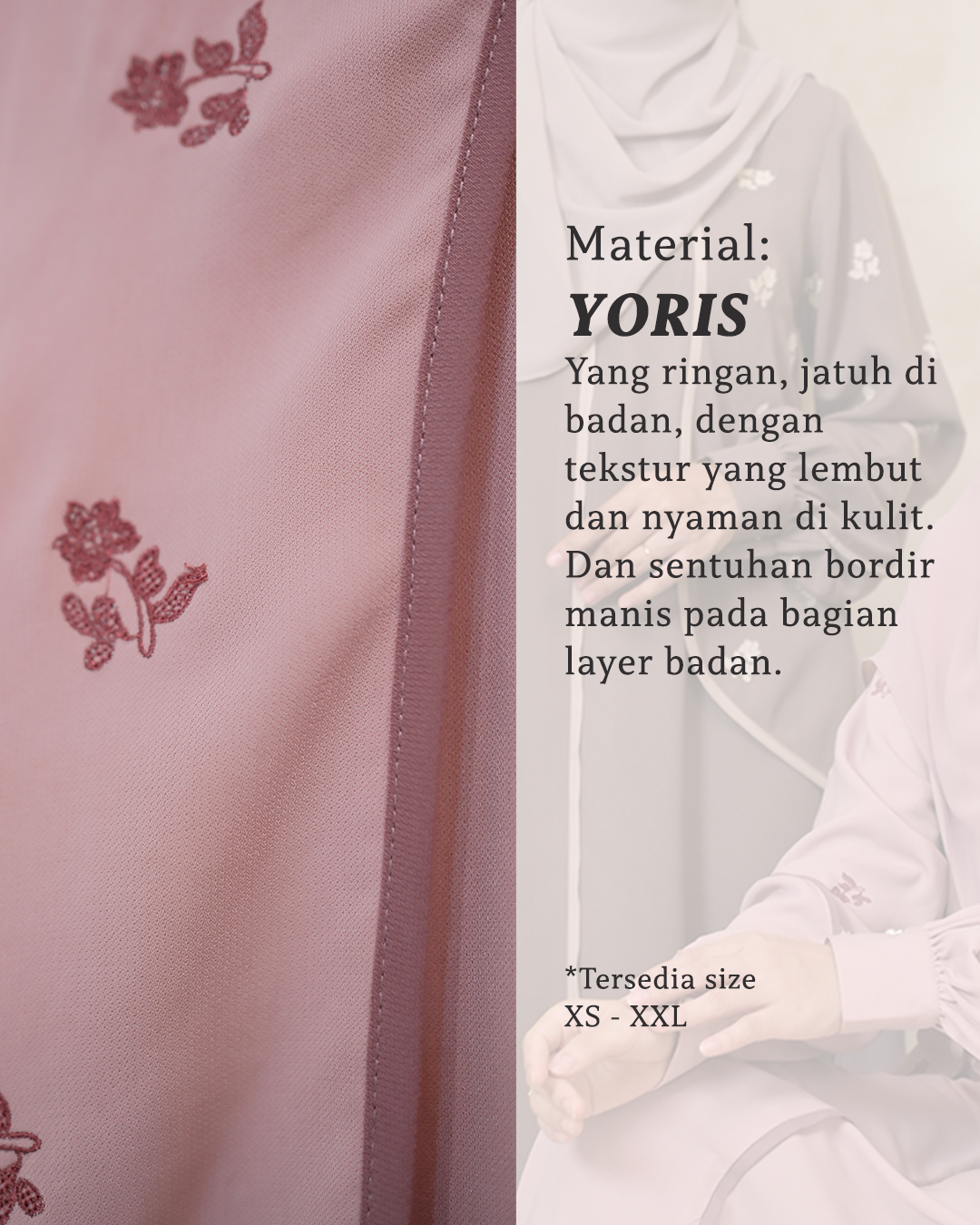 GREENISM - Maisha Dress Yoris Bordir | Busui Friendly