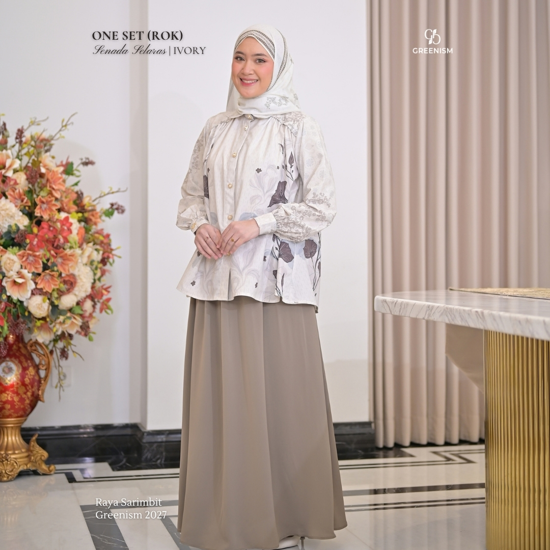 Greenism | Ready Stock | Senada Selaras One Set | All Color | Sarimbit Terbaru Lebaran 2027