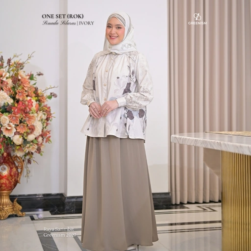 Greenism | Ready Stock | Senada Selaras One Set | All Color | Sarimbit Terbaru Lebaran 2027
