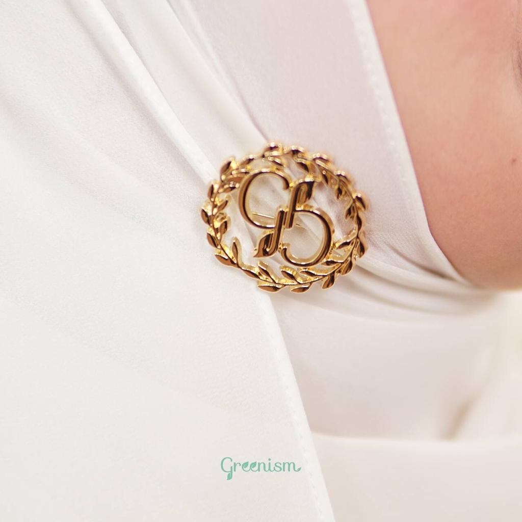 GREENISM - Brooch Signature | Premium alloy