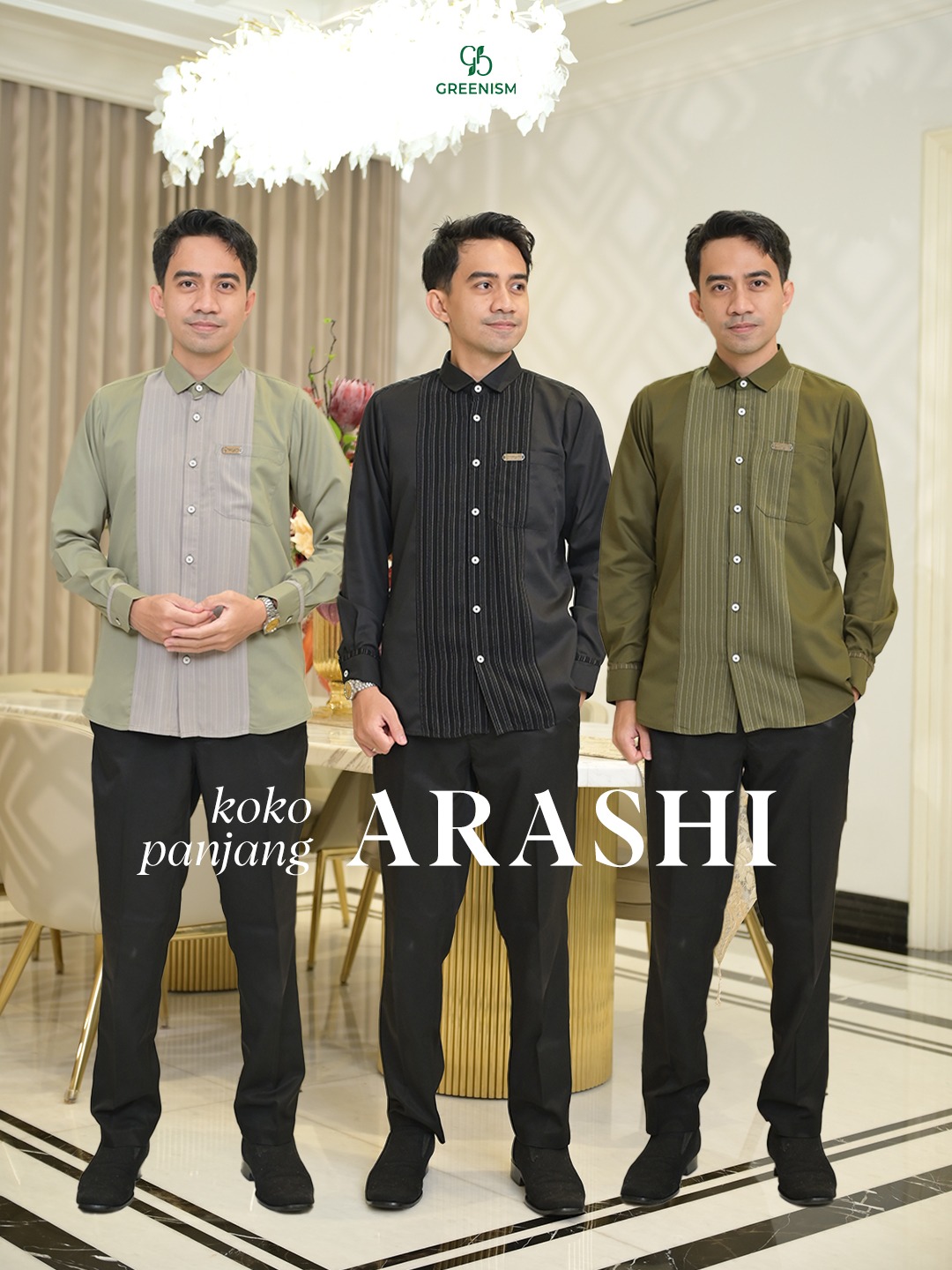 GREENISM - (Pre - Order) Arashi Dress and Koko All Colours | Gamis Lebaran 2026 Model Terbaru