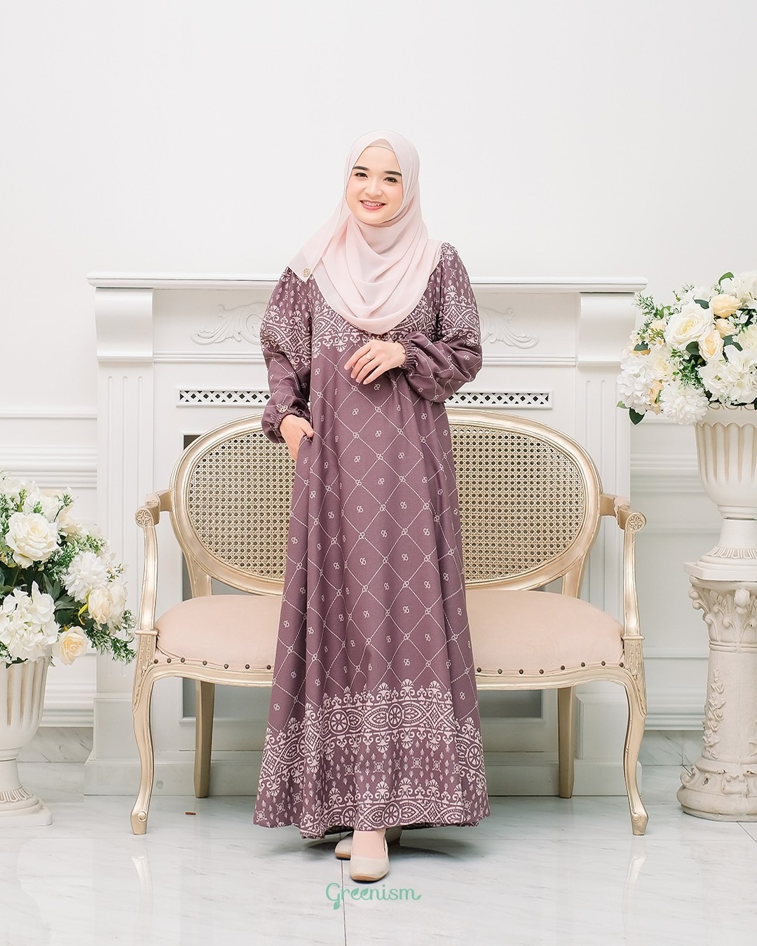 GREENISM - ZAYNA DRESS DEWASA