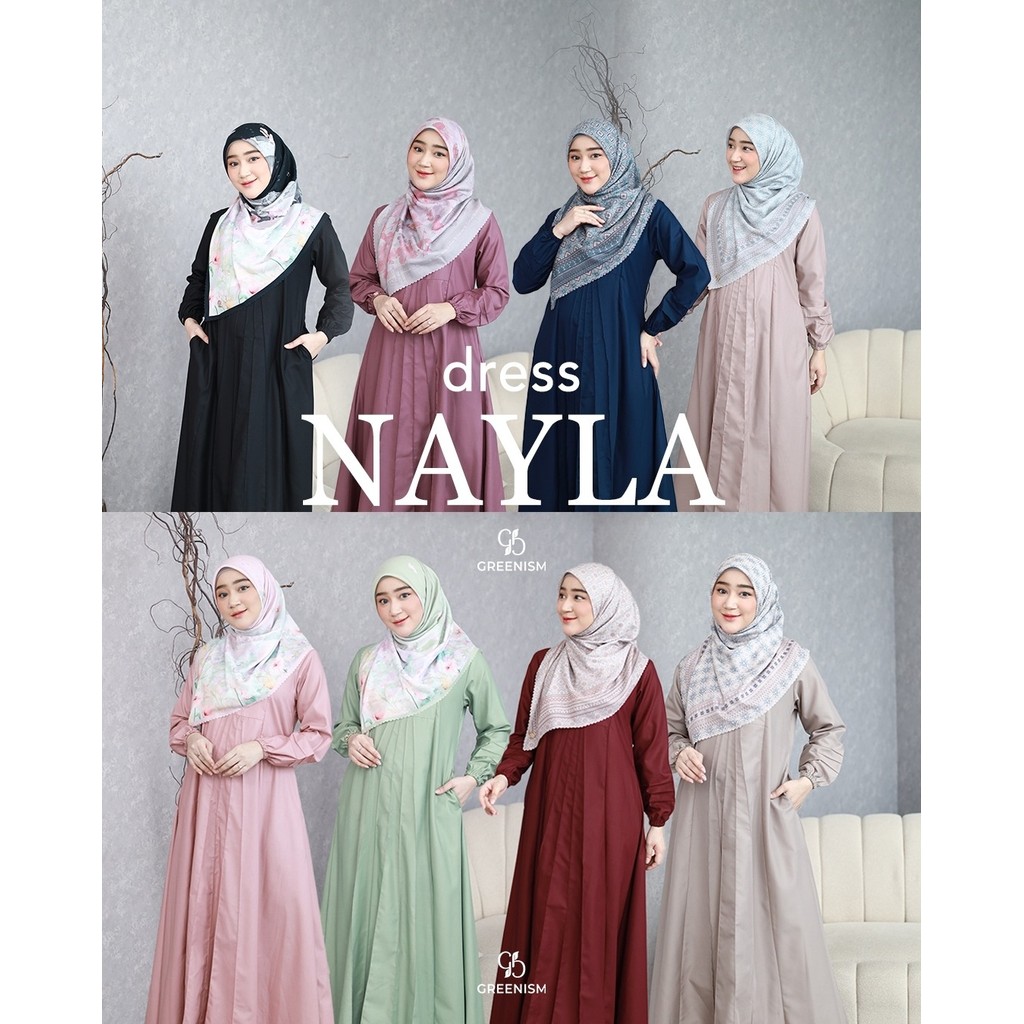 GREENISM - NAYLA DRESS I READY STOCK