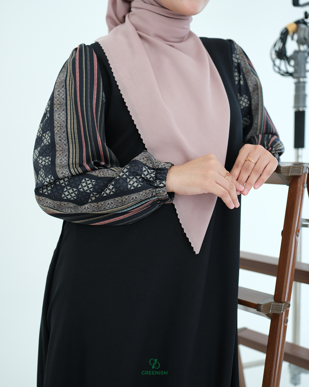 GREENISM - Timira Dress Satin Silk | Busui friendly Gamis Daily