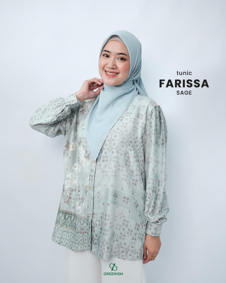 GREENISM - Farissa Tunik | Baju Atasan Wanita Terbaru 2026