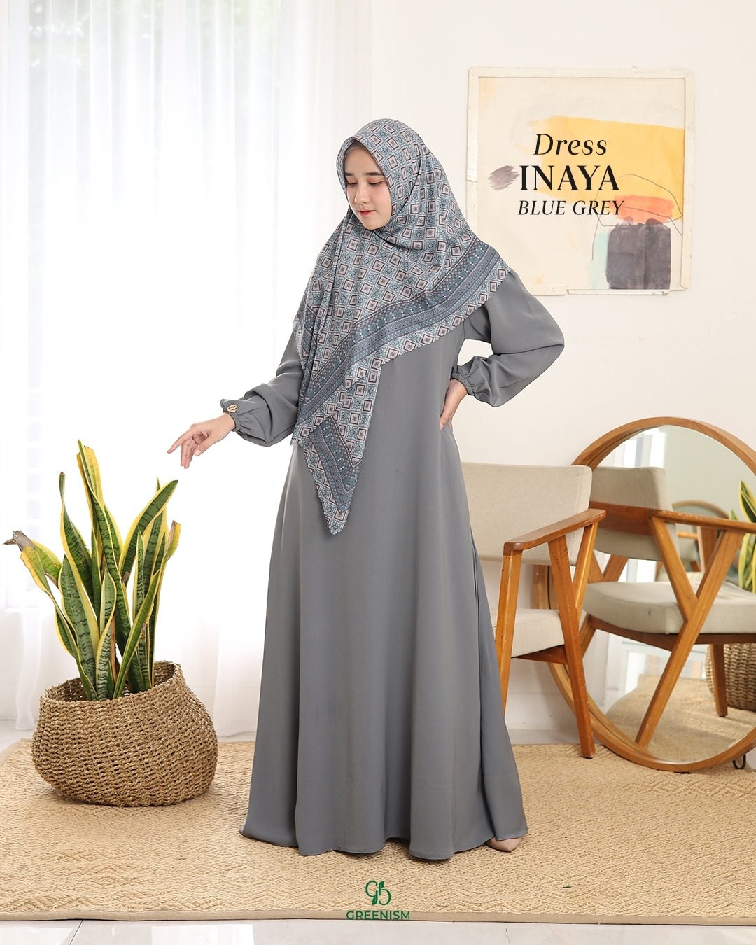 GREENISM - INAYA DRESS TWILL