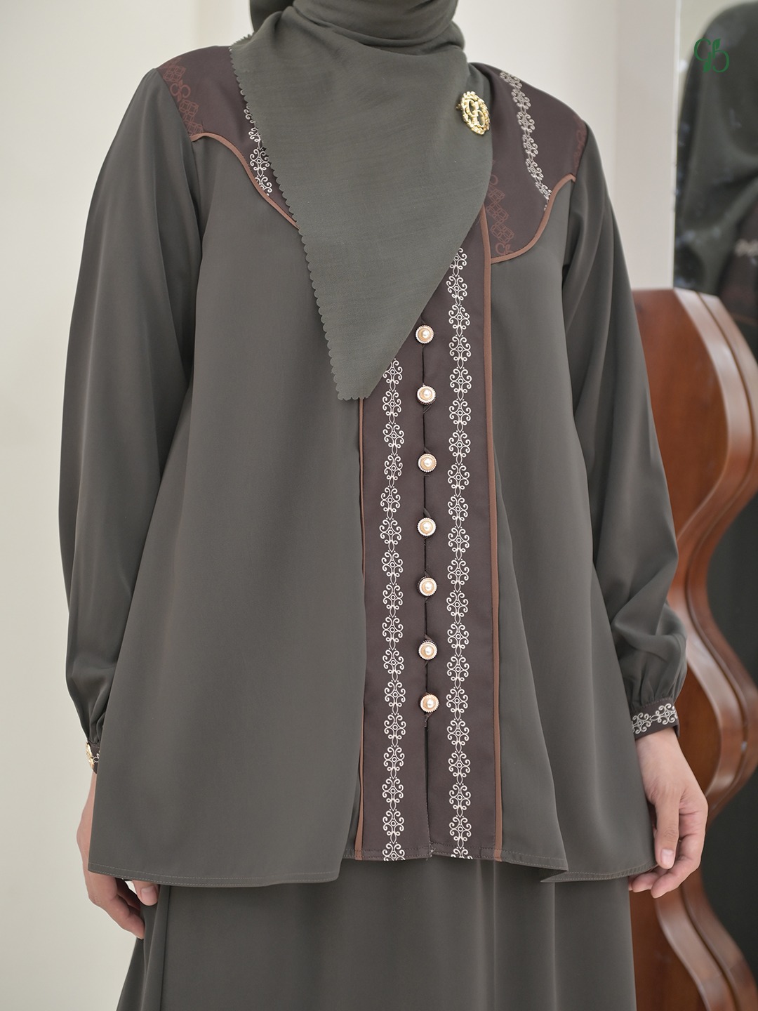 GREENISM - Gavaria Oneset | Baju Atasan Wanita Terbaru 2026