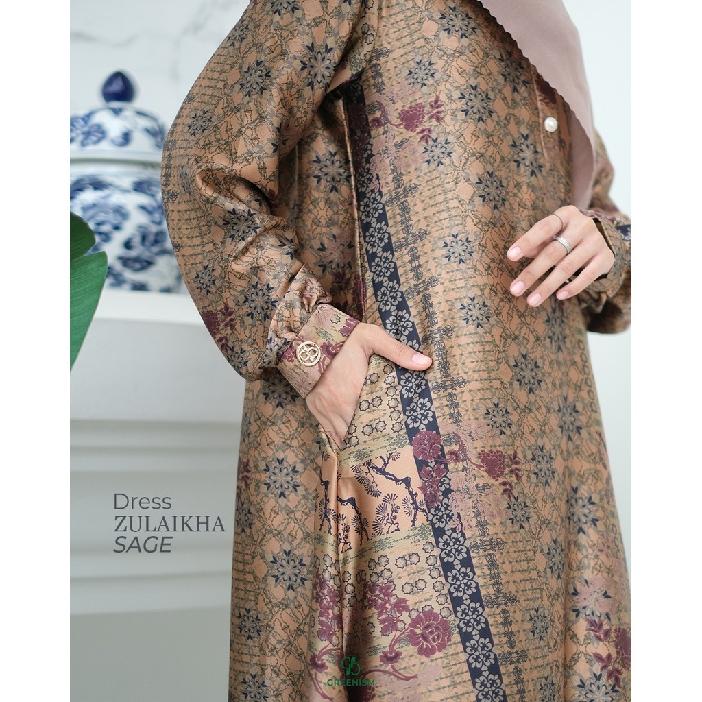 GREENISM | ZULAIKHA DRESS | READY STOCK