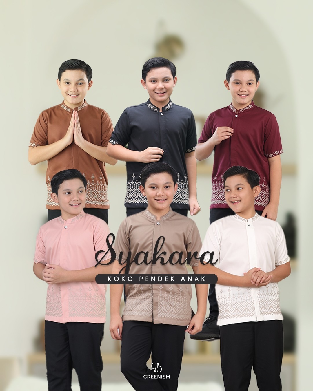 GREENISM - SYAKARA KOKO ANAK PENDEK I READY STOCK