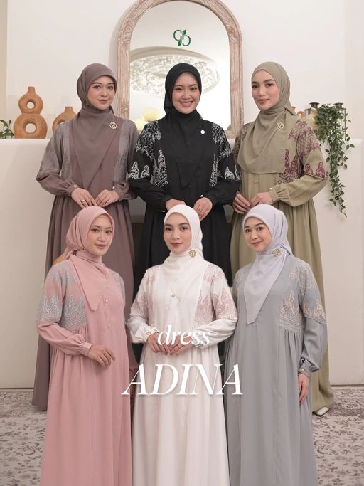 Image of GREENISM - Adina Dress | Baju Atasan Wanita Terbaru 2026