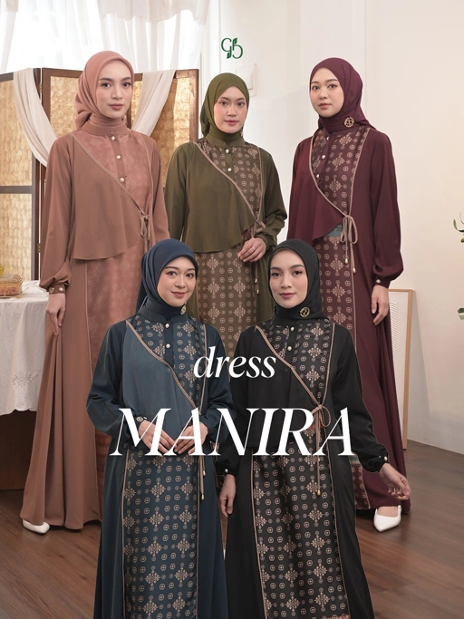 Image of GREENISM - Manira Dress | Baju Atasan Wanita Terbaru 2026