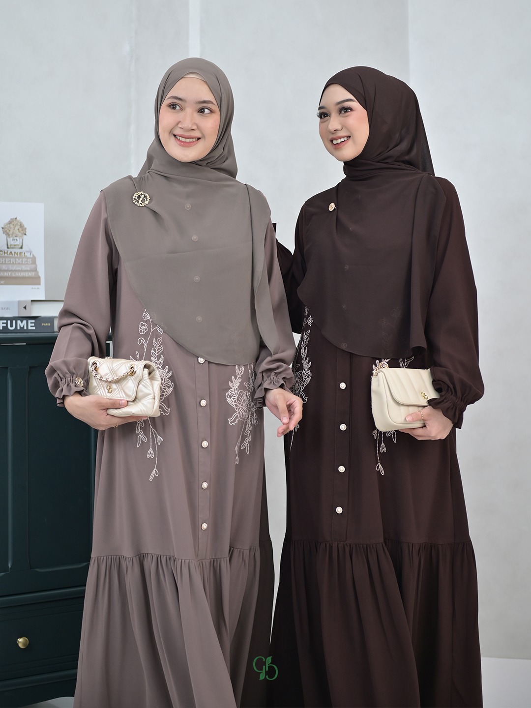 GREENISM - Shafyna Dress All Colours | Gamis Lebaran 2026 Model Terbaru