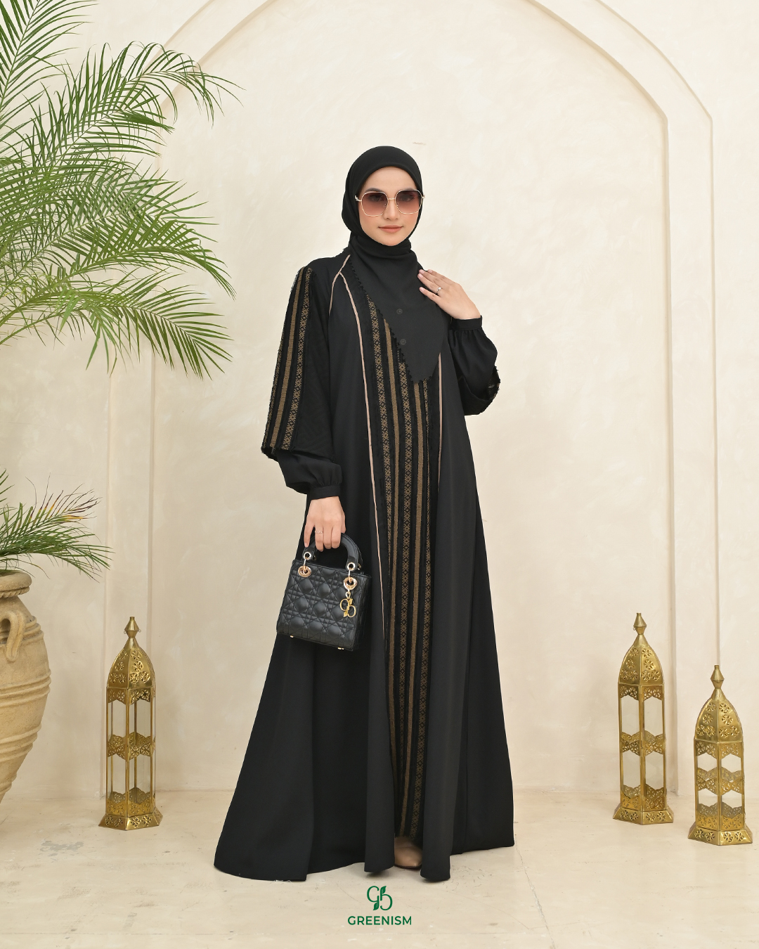 GREENISM - Rana Series 1 Dress Jumeirah Yoris | Busui friendly Gamis Daily