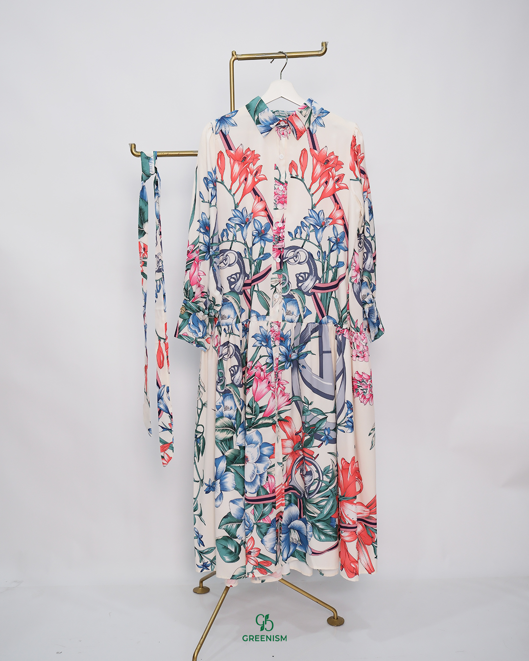 GREENISM - Ashira Dress Katun SIlk | Busui friendly Gamis Daily