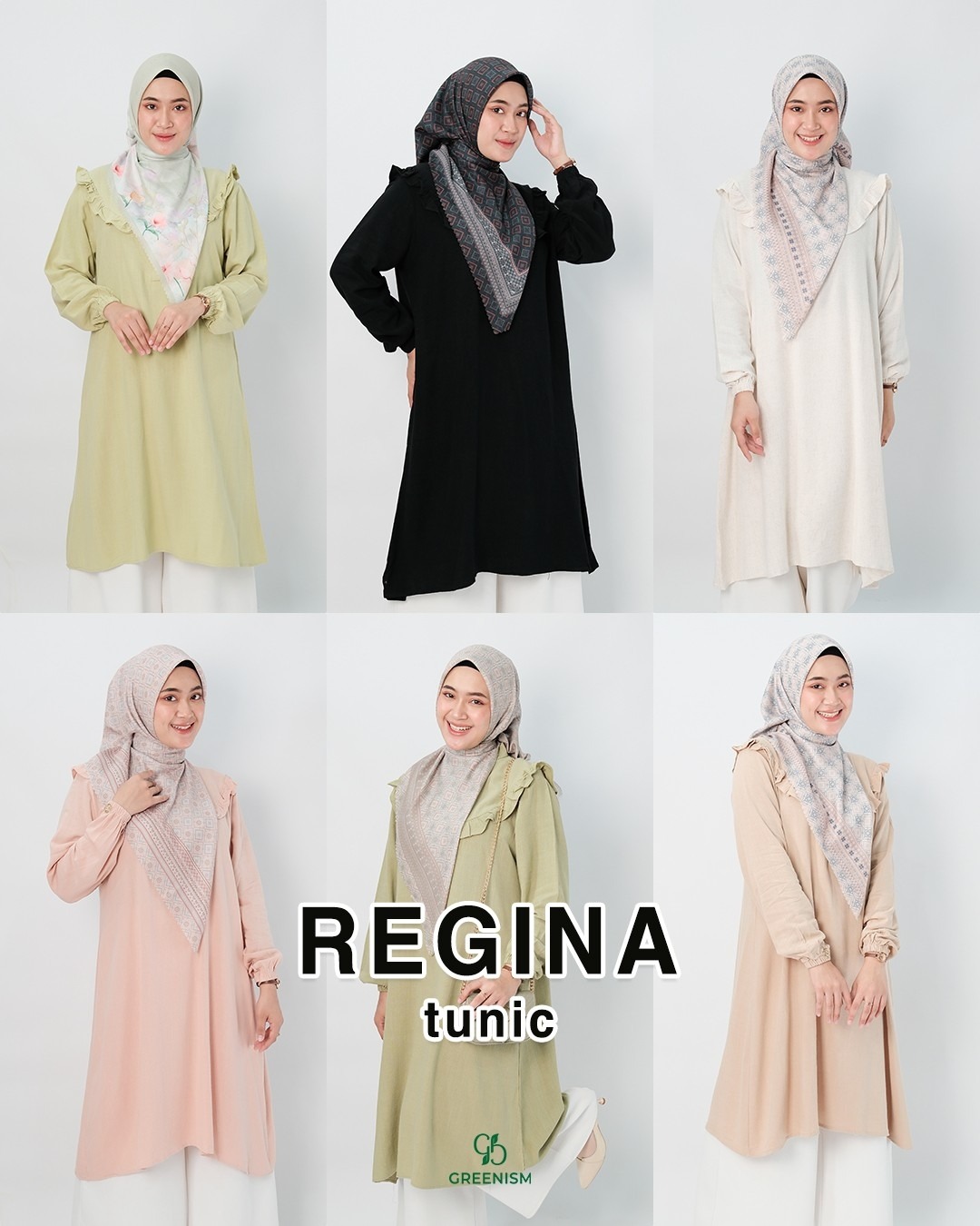 GREENISM - Regina Tunik | Baju Atasan Wanita Terbaru 2026