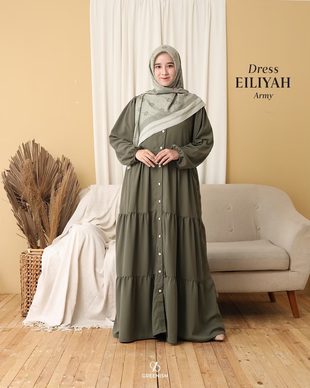 GREENISM - EILIYAH DRESS I READY STOCK
