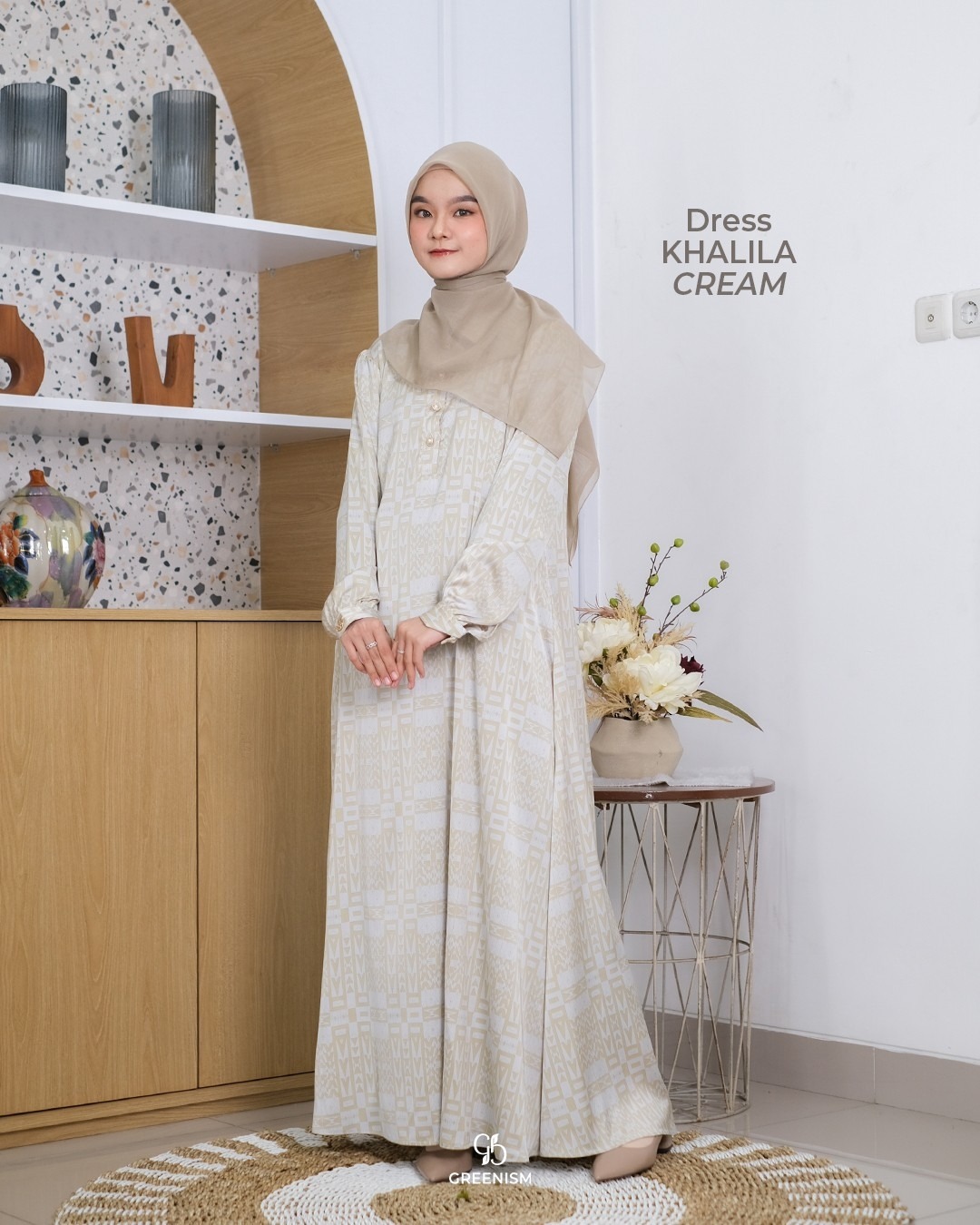 GREENISM - KHALILA DRESS | ARMANI SILK