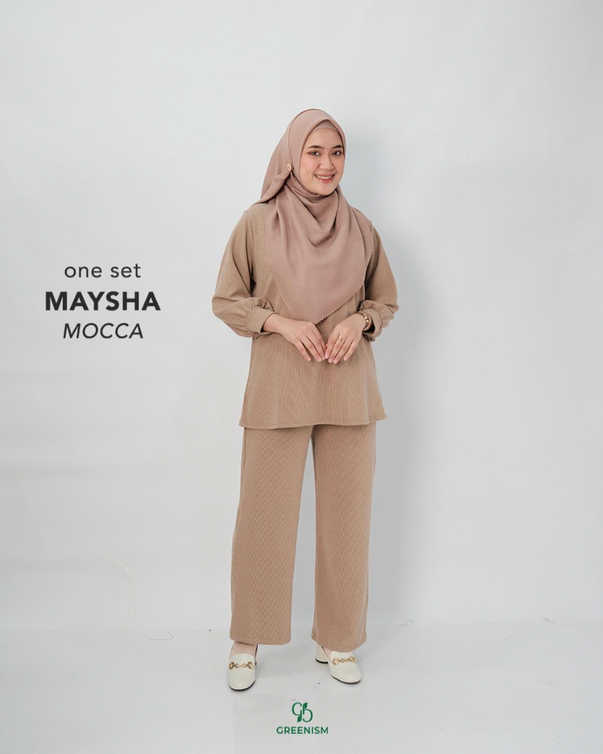 GREENISM - Maysha Oneset | Baju Atasan Wanita Terbaru 2026