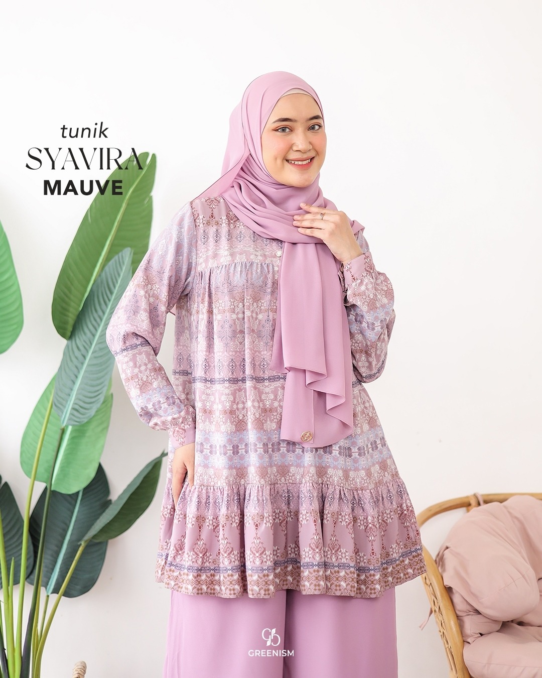GREENISM - SYAVIRA TUNIK DEWASA I READY STOCK