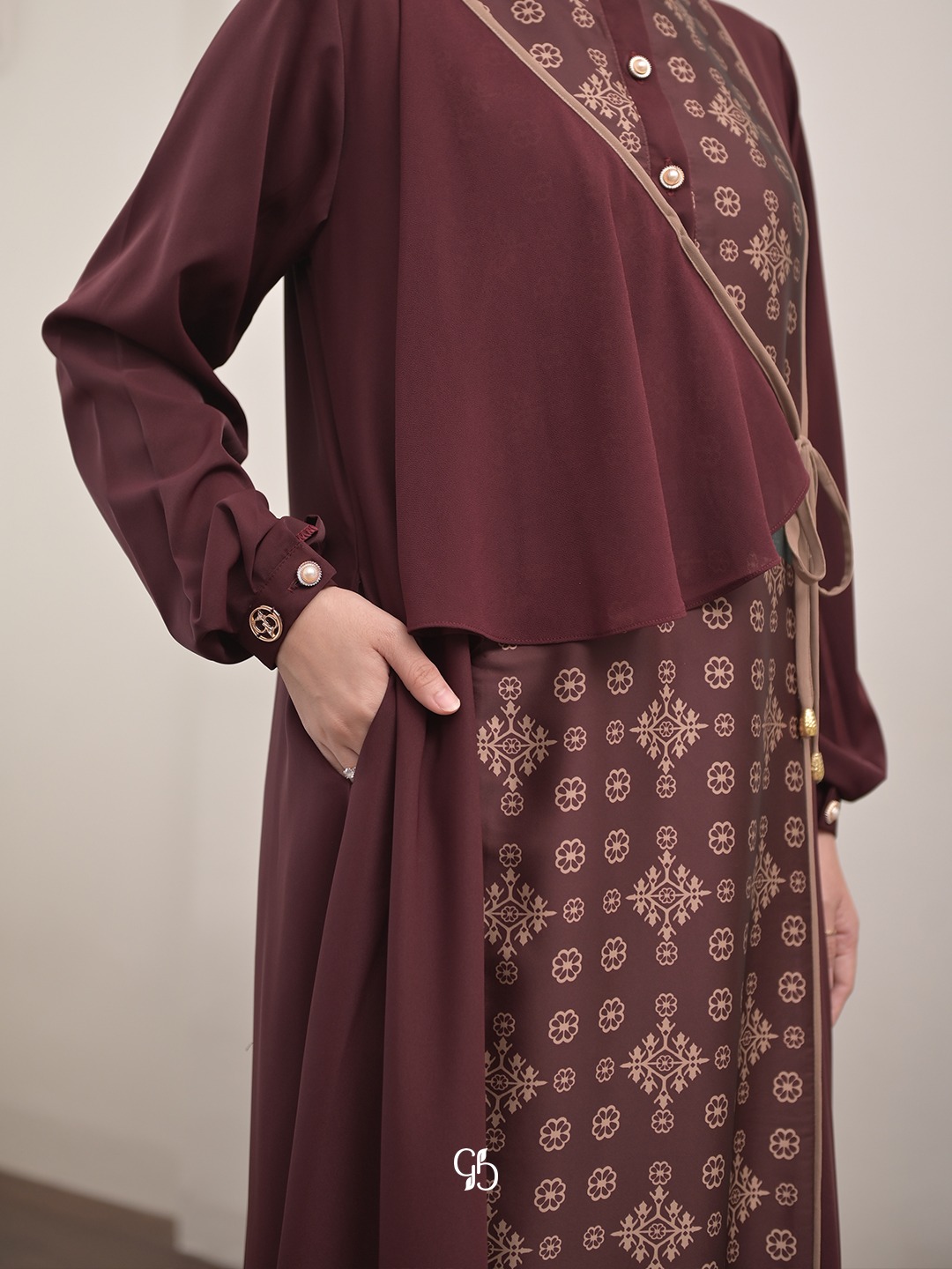 GREENISM - MANIRA DRESS I GAMIS MOTIF MODERN DAN ELEGAN