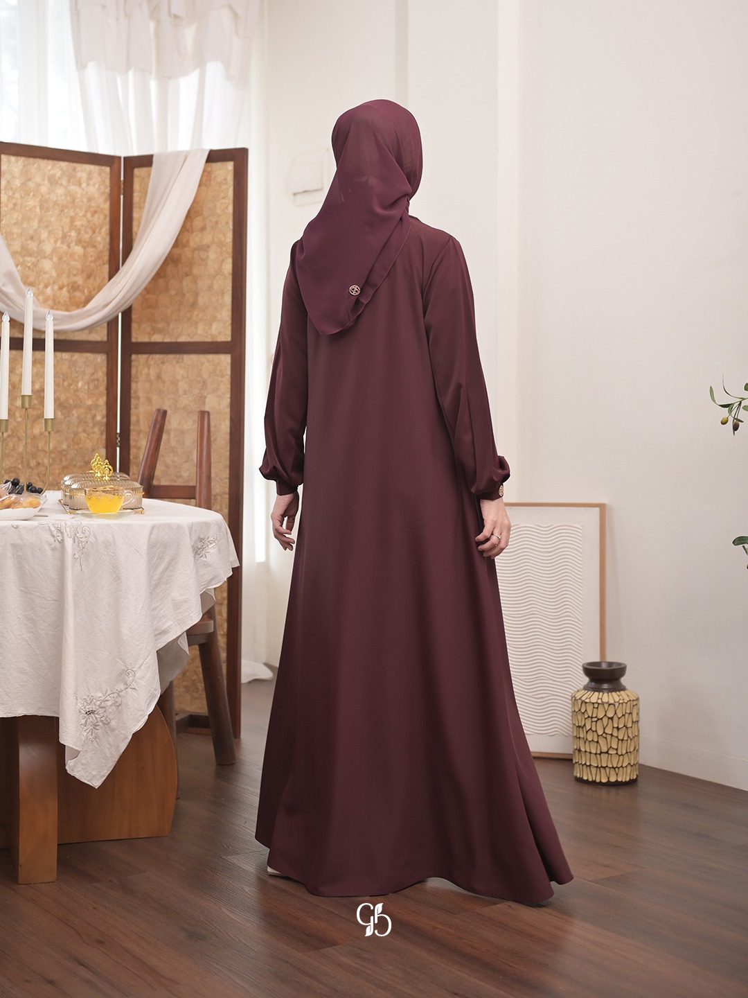 GREENISM - MANIRA DRESS I GAMIS MOTIF MODERN DAN ELEGAN