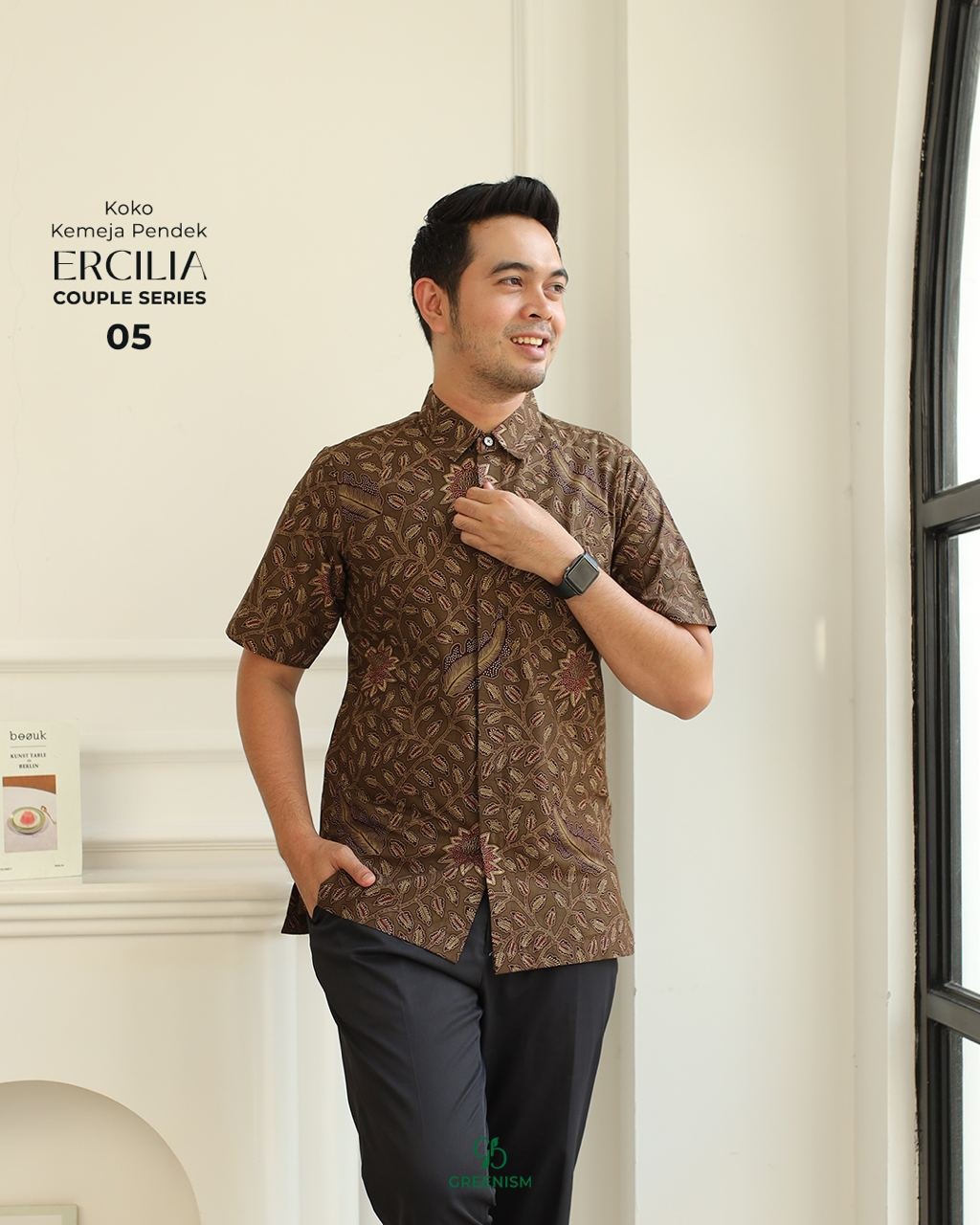 GREENISM - ERCILIA KOKO DEWASA PENDEK COUPLE SERIES I READY STOCK