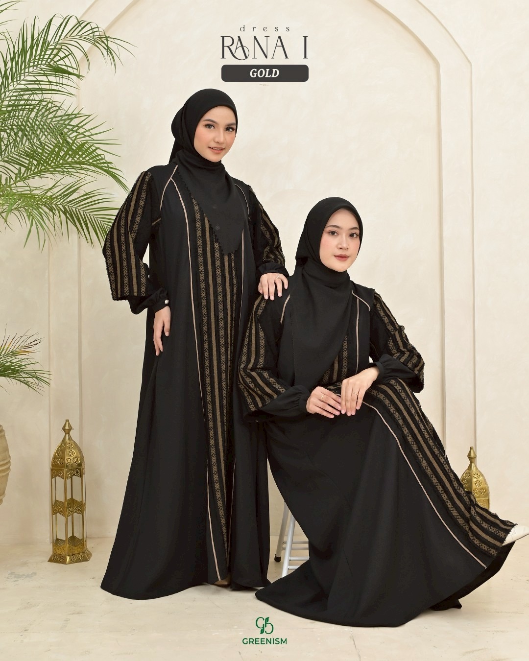 GREENISM - Rana Series 1 Dress Jumeirah Yoris | Busui friendly Gamis Daily