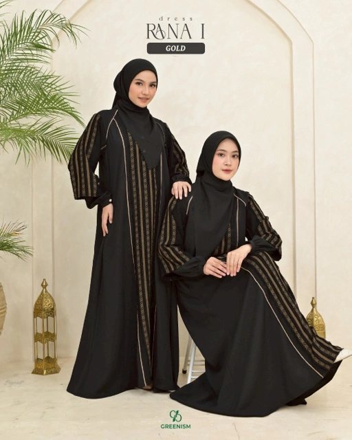 Image of GREENISM - Rana Series 1 Dress Jumeirah Yoris | Busui friendly Gamis Daily