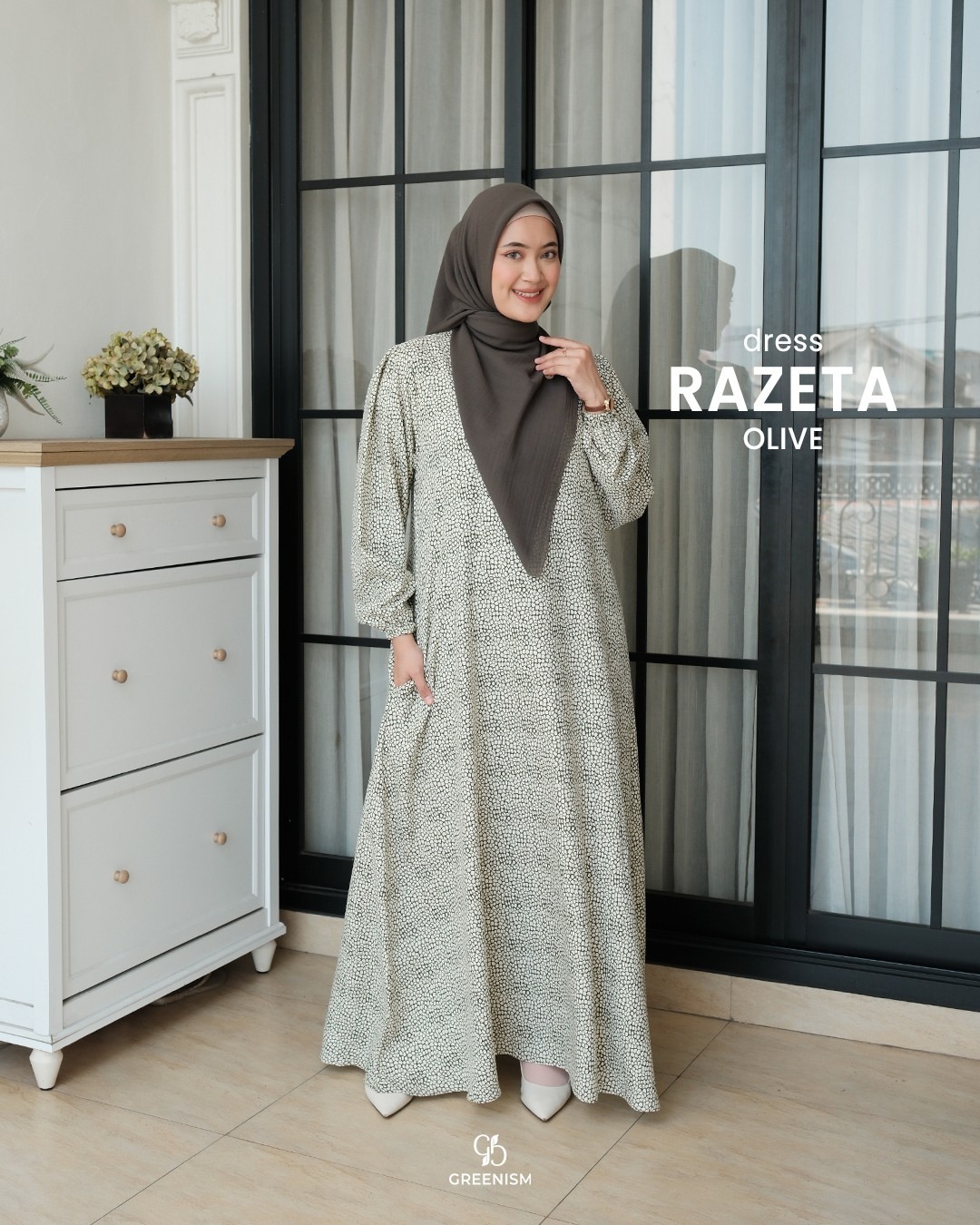 GREENISM - RAZETA DRESS | BUSUI FRIENDLY