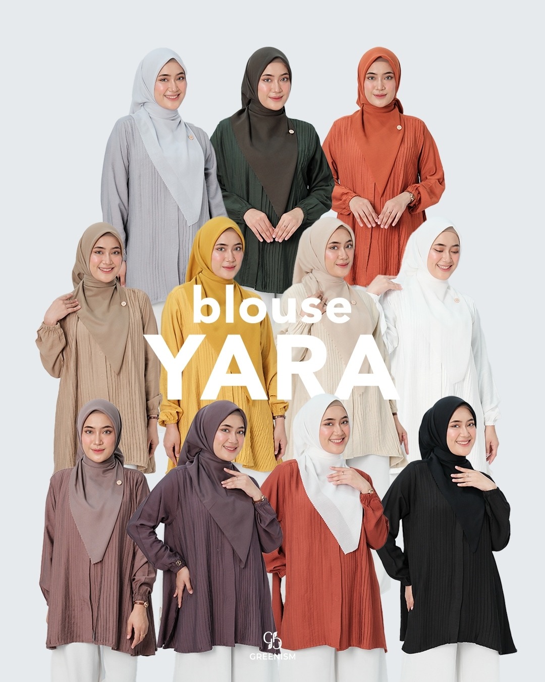 GREENISM - YARA BLOUSE LINEN