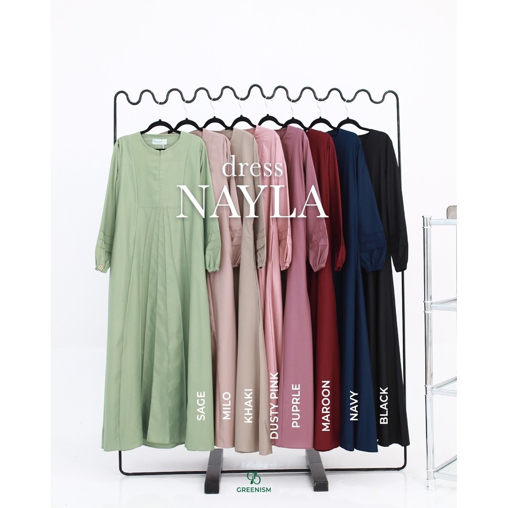 GREENISM - NAYLA DRESS I READY STOCK