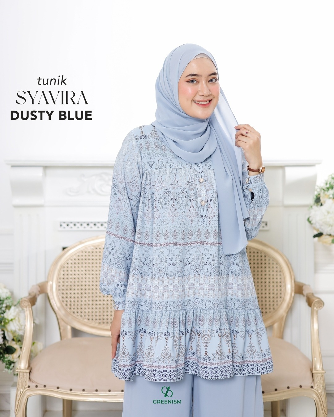 GREENISM - SYAVIRA TUNIK DEWASA I READY STOCK