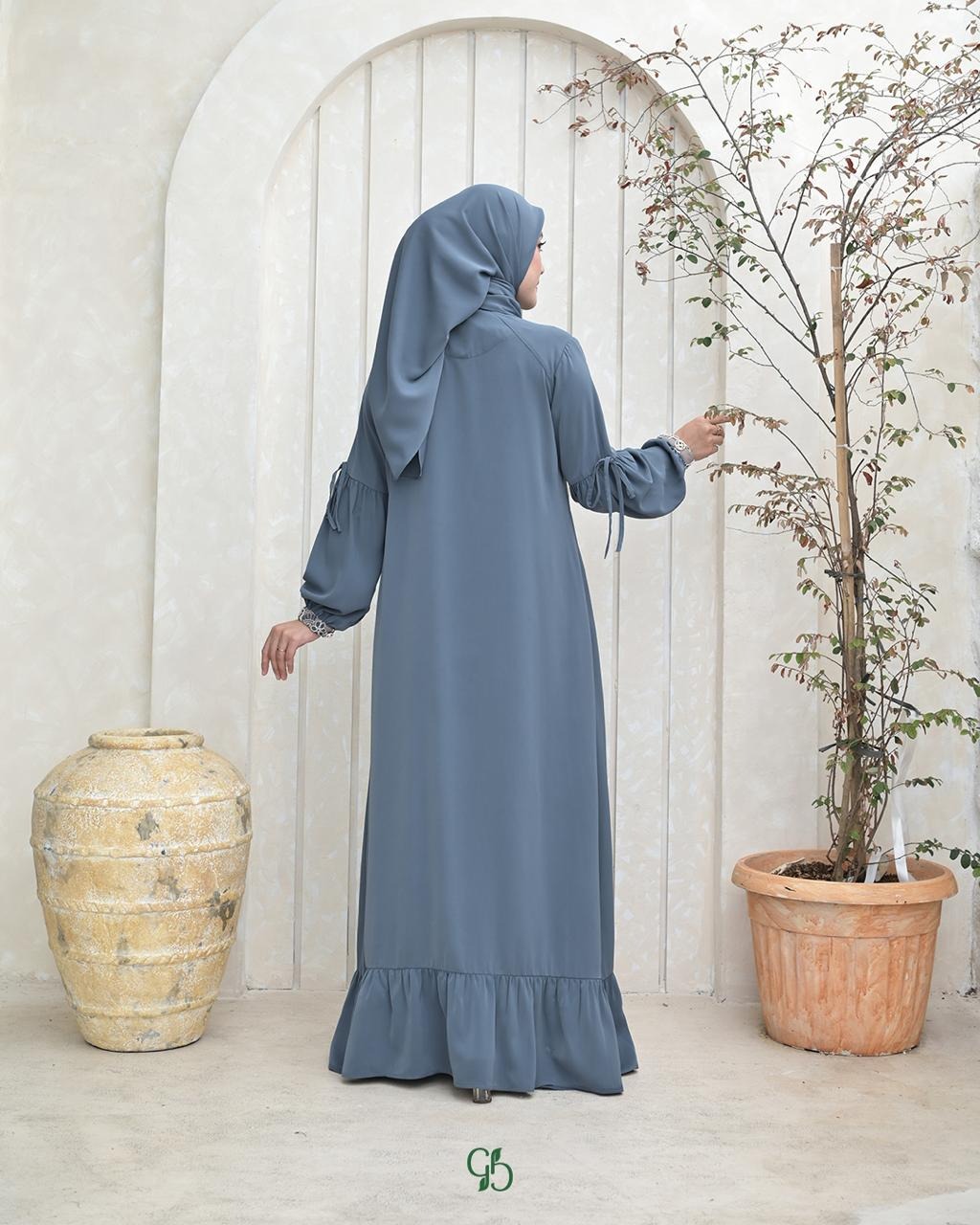 GREENISM - Shanari Dress Marbela Bordir | Busui friendly Gamis Daily
