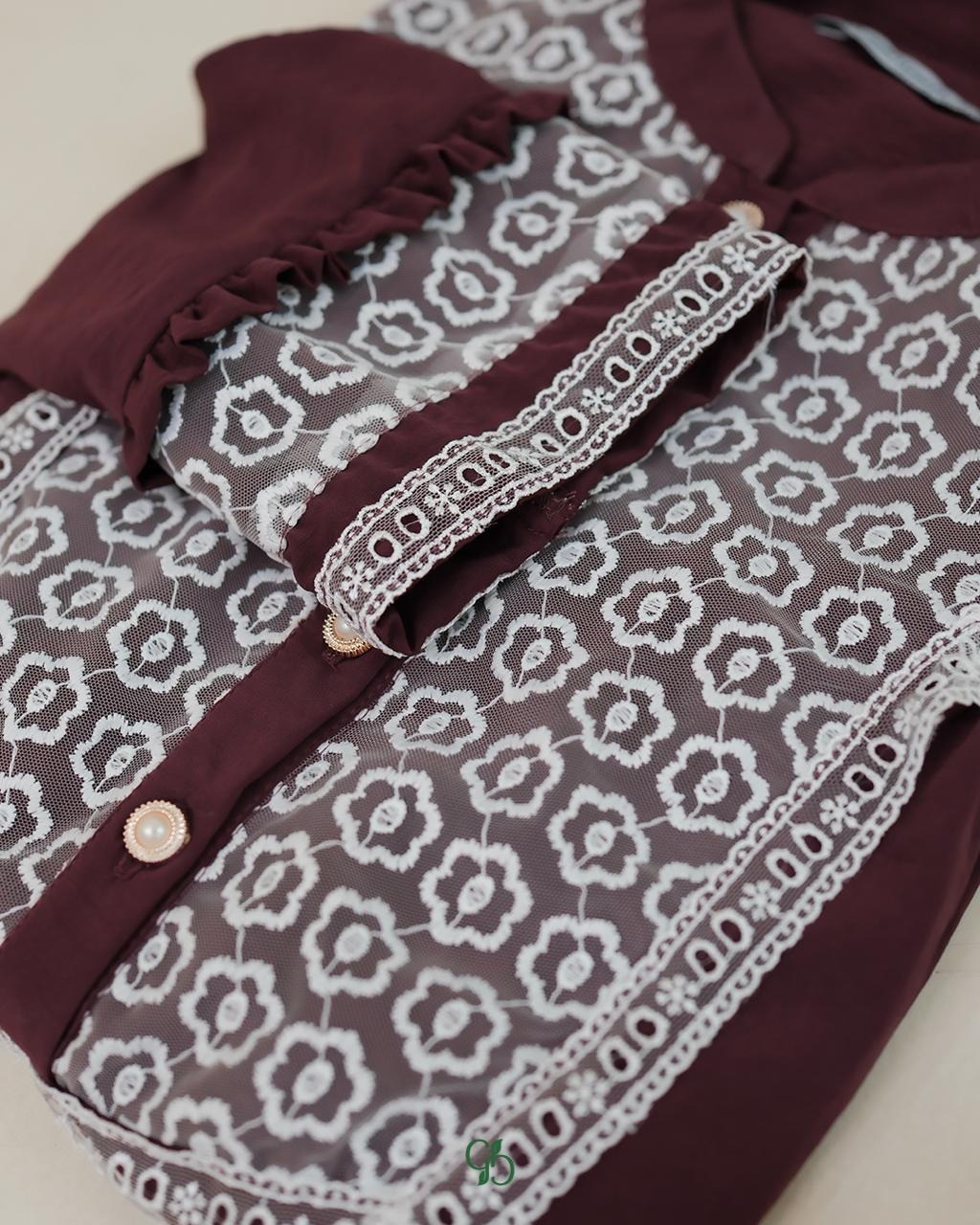 GREENISM - Nilan Dress Naeem flowy | Busui friendly Gamis Daily