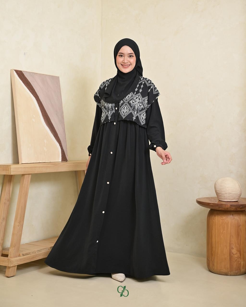 GREENISM - Keylana Dress Doby | Gamis Daily