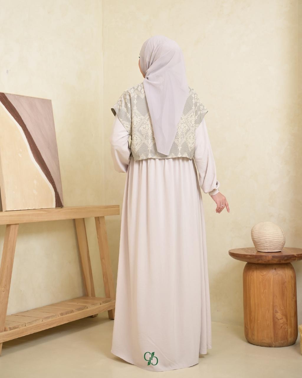 GREENISM - Keylana Dress Doby | Gamis Daily