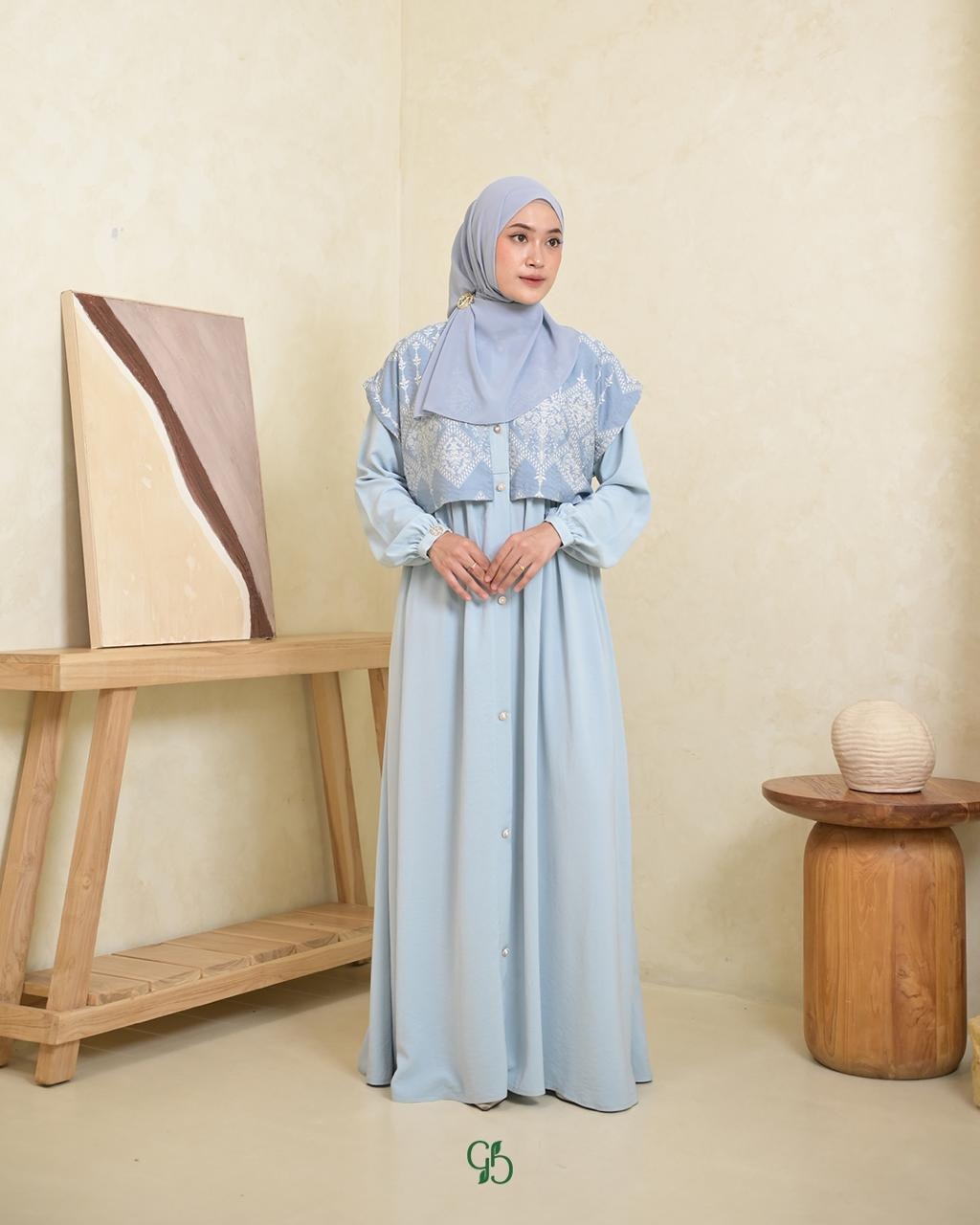 GREENISM - Keylana Dress Doby | Gamis Daily