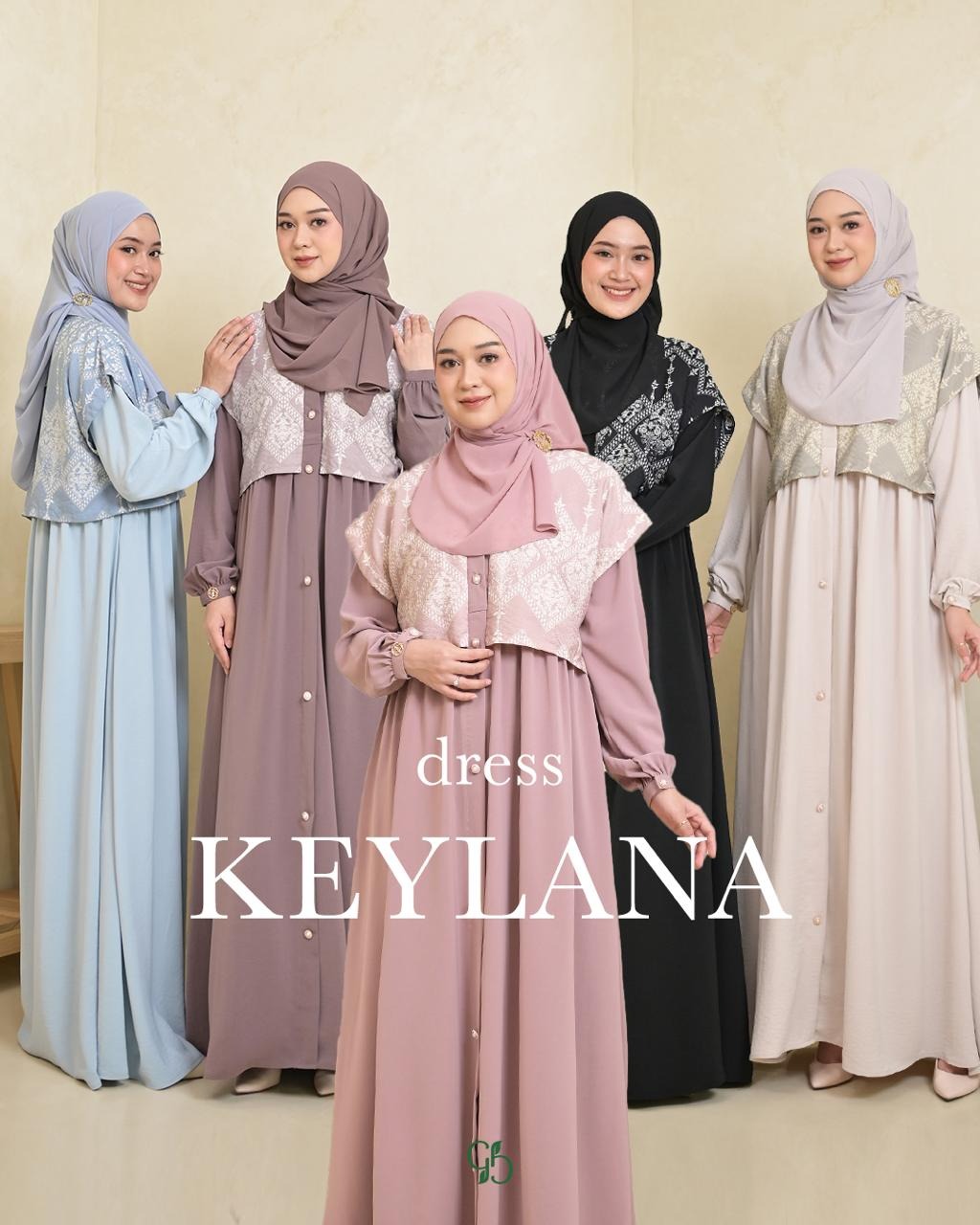 GREENISM - Keylana Dress Doby | Gamis Daily