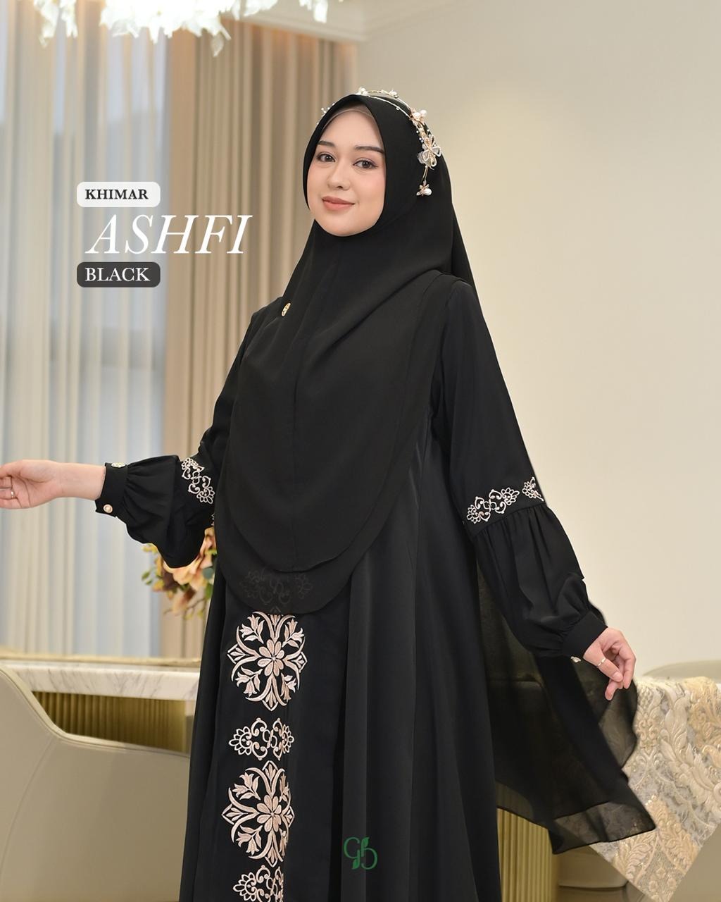 GREENISM - SARIMBIT ASHFI HIJAB DEWASA ALL COLOR | Gamis Lebaran 2026 Model Terbaru