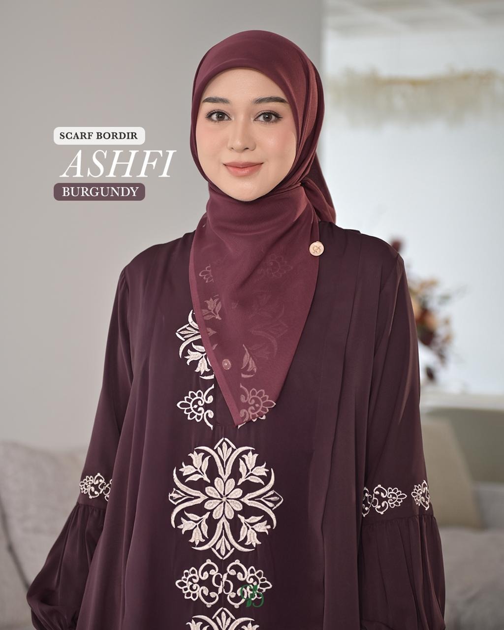 GREENISM - SARIMBIT ASHFI HIJAB DEWASA ALL COLOR | Gamis Lebaran 2026 Model Terbaru